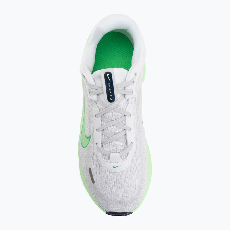 Dětské běžecké boty Nike Stellar Ride white/photon dust/illusion green 5