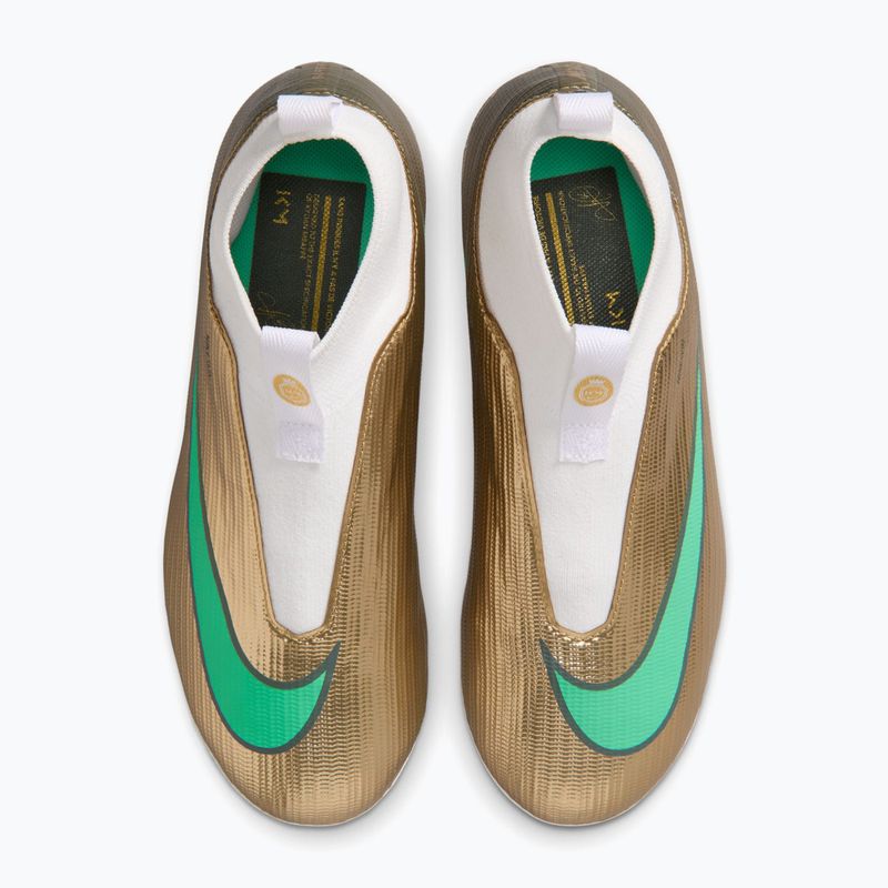 Dětské kopačáky Nike Jr. Mercurial Superfly 11 Academy "Kylian Mbappé" metallic gold/green glow 4