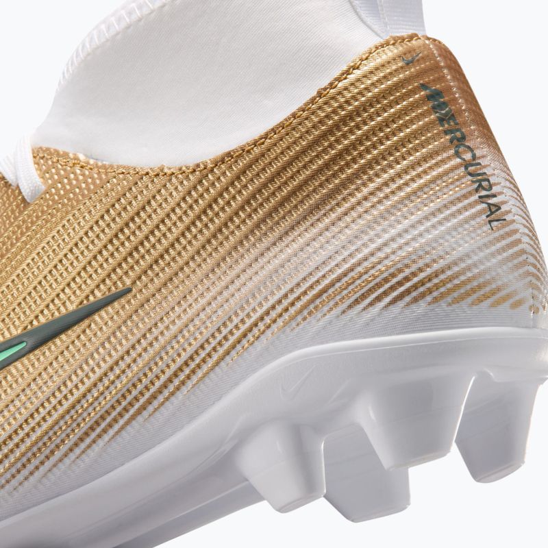 Dětské kopačáky Nike Jr. Mercurial Superfly 11 Club "Kylian Mbappé" metallic gold/green glow 6
