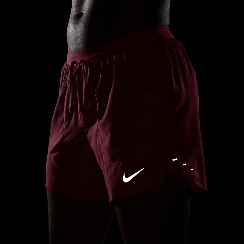 Pánské šortky Nike Stride Dri-Fit s podšívkou 5" tough red 7