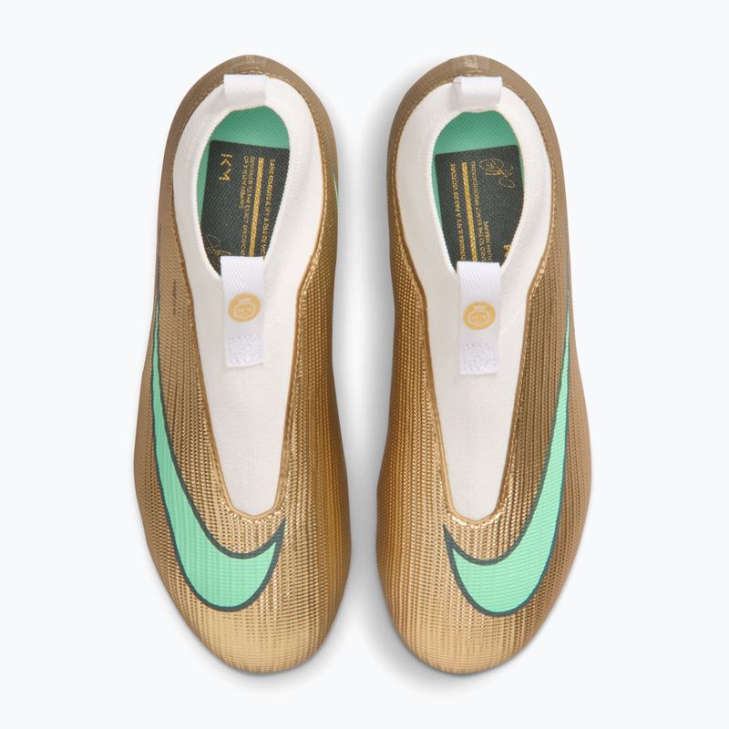 Dětské kopačáky Nike Jr. Mercurial Superfly 11 Academy "Kylian Mbappé" metallic gold/green glow 4