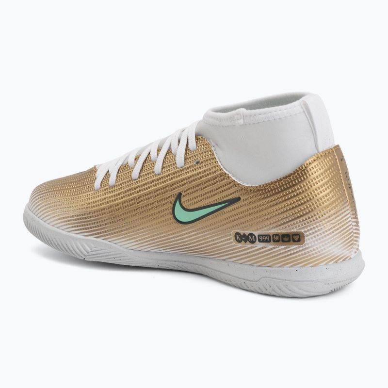 Dětské kopačky Nike Jr. Mercurial Superfly 11 Club "Kylian Mbappé" metallic gold/green glow 3
