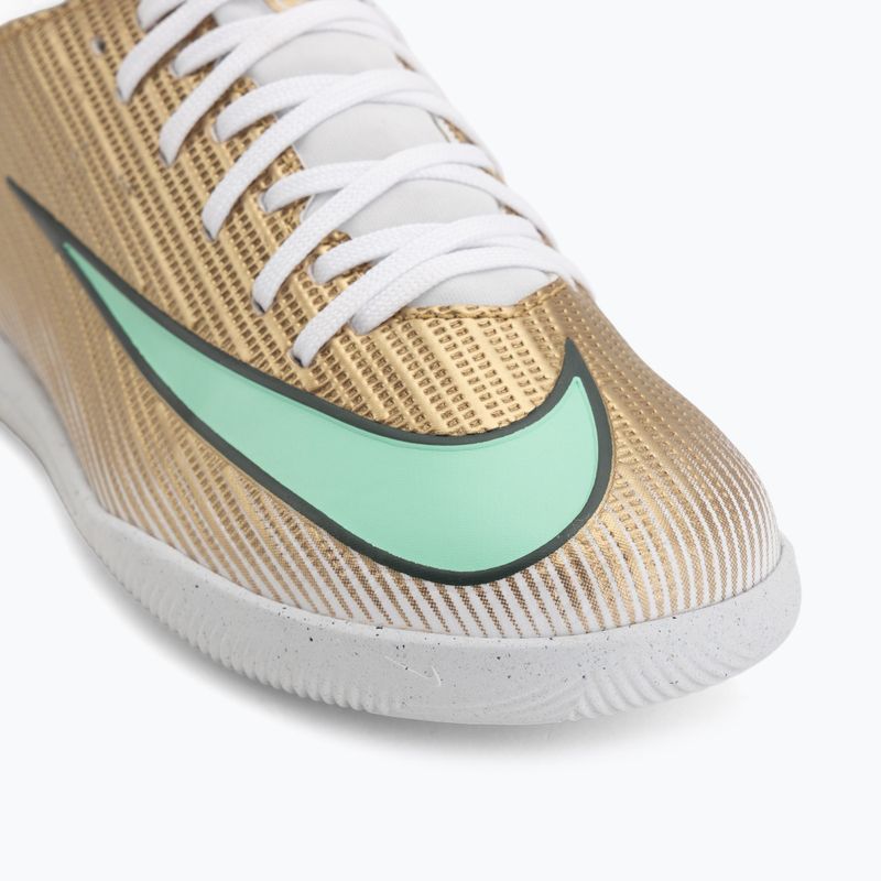 Dětské kopačky Nike Jr. Mercurial Superfly 11 Club "Kylian Mbappé" metallic gold/green glow 7