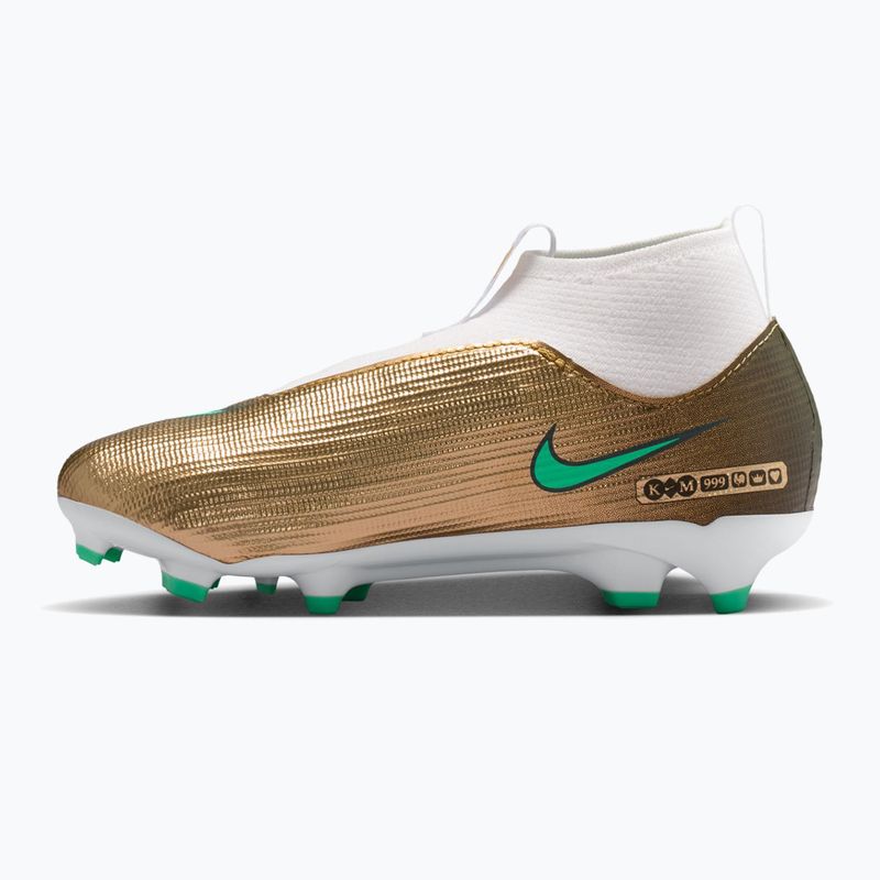 Dětské kopačáky Nike Jr. Mercurial Superfly 11 Academy "Kylian Mbappé" metallic gold/green glow 2