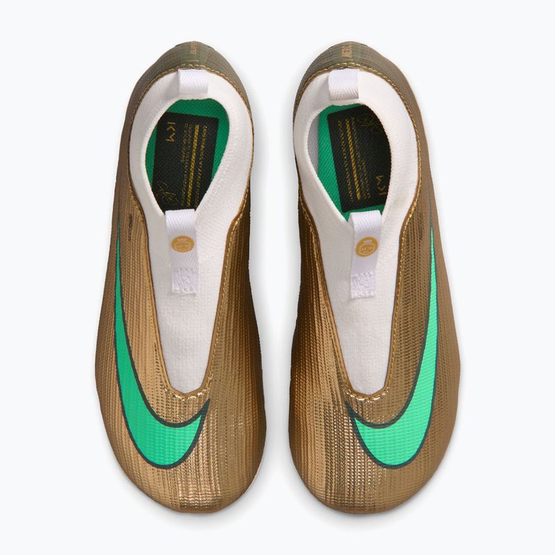 Dětské kopačáky Nike Jr. Mercurial Superfly 11 Academy "Kylian Mbappé" metallic gold/green glow 4