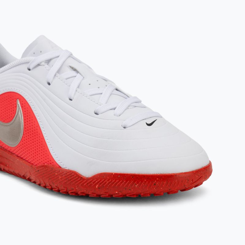 Dětské kopačky Nike Jr. Tiempo Maestro Club white/bright crimson/blur 7