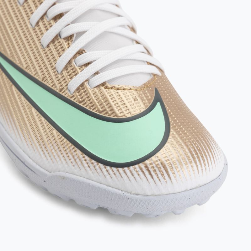 Dětské kopačky Nike Jr. Mercurial Superfly 11 Club "Kylian Mbappé" metallic gold/green glow 7
