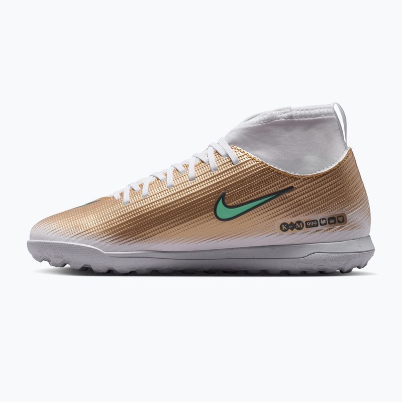 Dětské kopačáky Nike Jr. Mercurial Superfly 11 Club "Kylian Mbappé" metallic gold/green glow 2