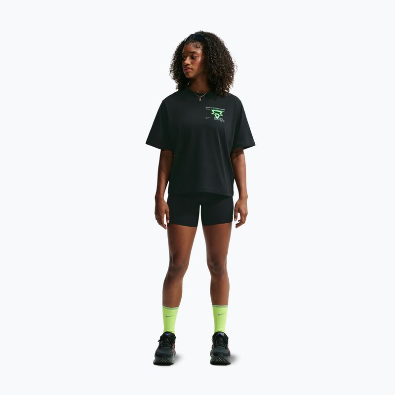 Dámské běžecké tričko Nike Swift Dri-Fit black/no color/illusion green 2