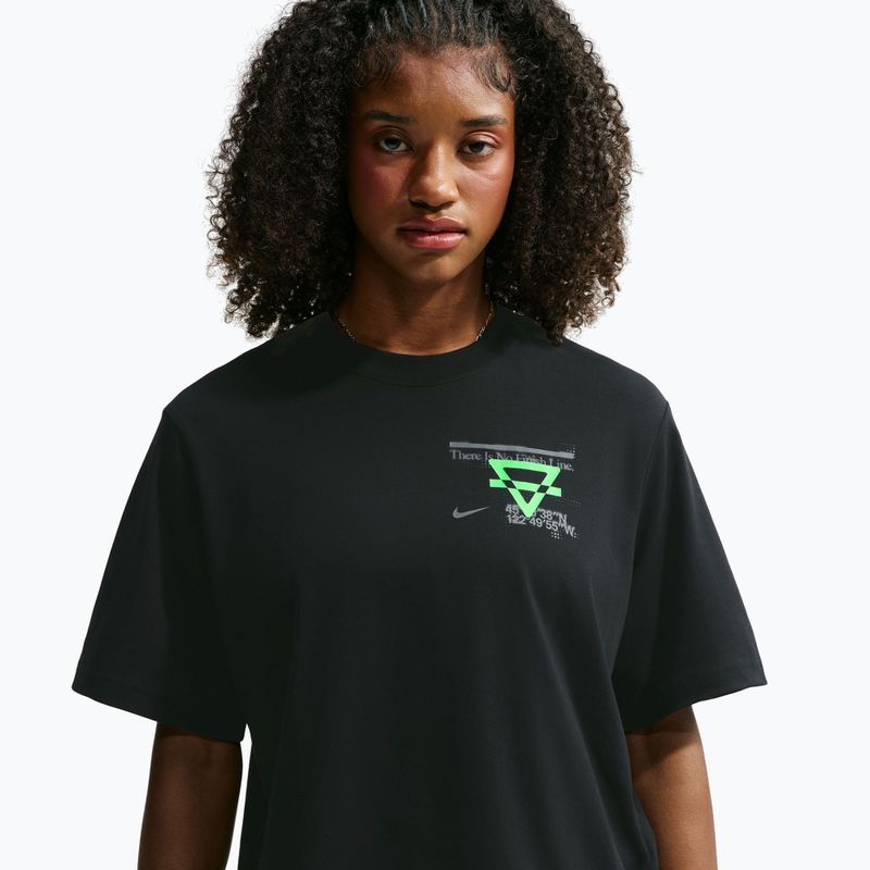 Dámské běžecké tričko Nike Swift Dri-Fit black/no color/illusion green 4