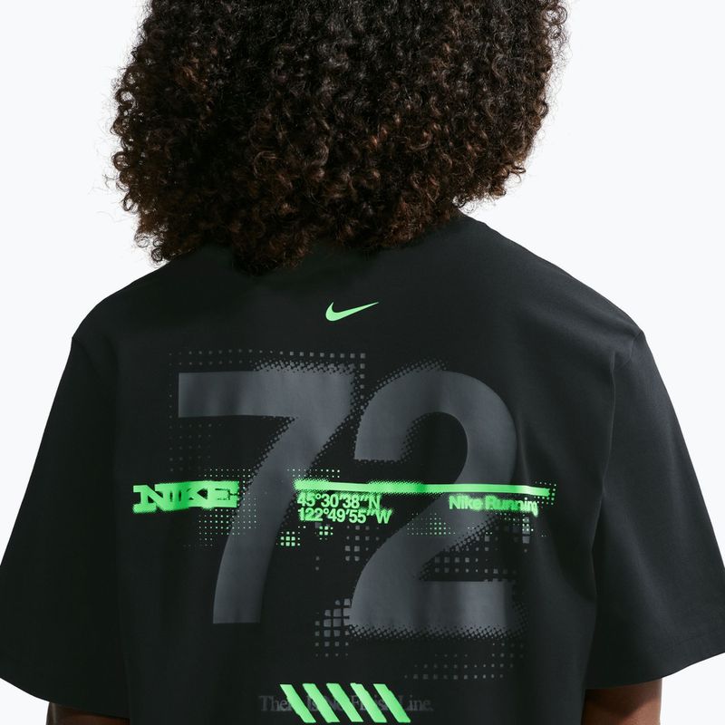 Dámské běžecké tričko Nike Swift Dri-Fit black/no color/illusion green 5