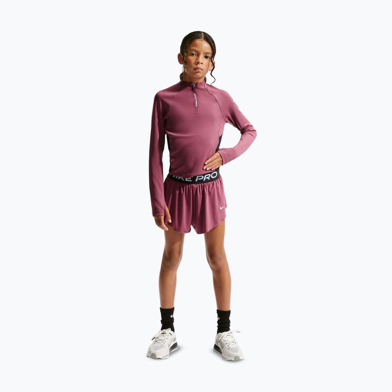 Dětské šortky Nike Pro pink smoke/black/white 2