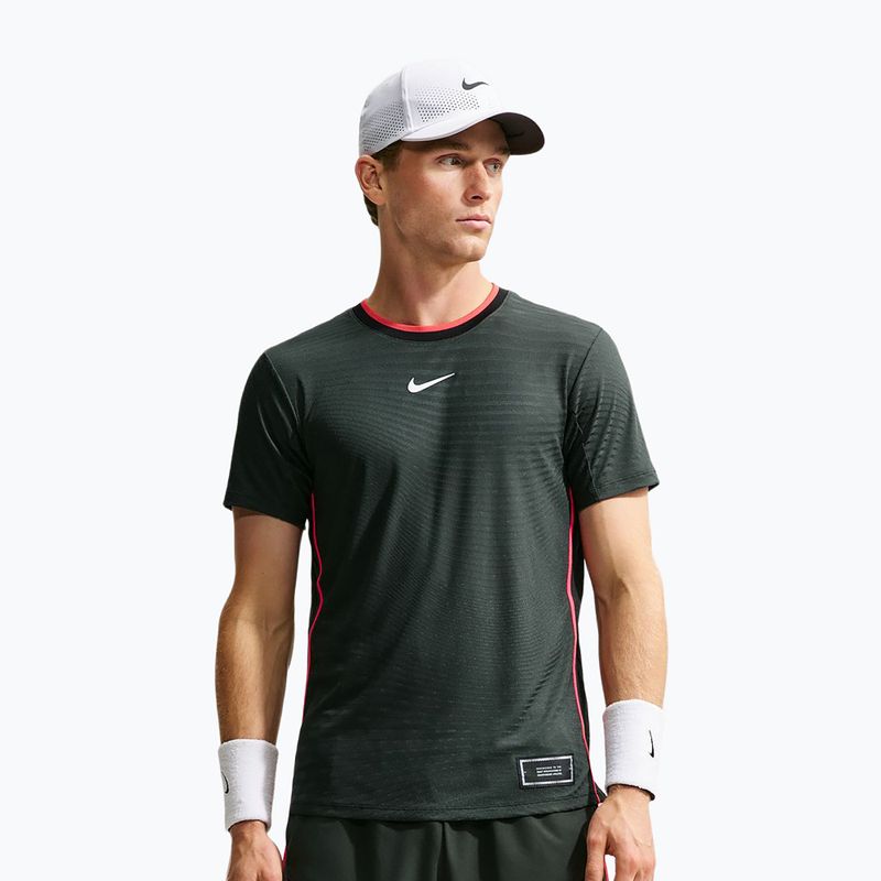 Polo tričko Nike Court Slam Aero-Fit Black Spruce/White