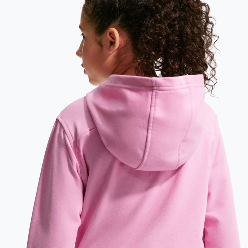 Dětská mikina Nike Pro Fleece pink rise/pink rise/black/white 4