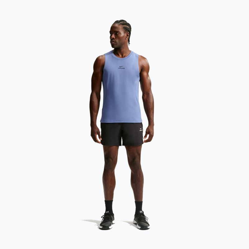 Pánské tréninkové tričko Nike Pro indigo storm/black 8