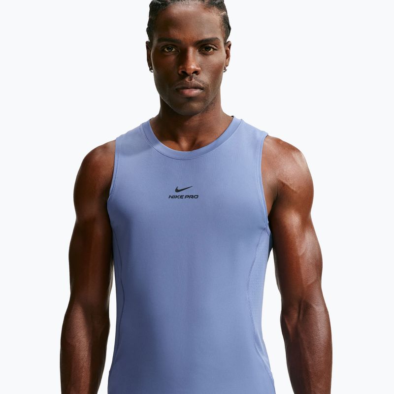 Pánské tréninkové tričko Nike Pro indigo storm/black 3