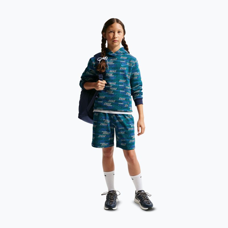 Dětská mikina Nike Sportswear Club Fleece bright spruce/midnight navy/game royal 2