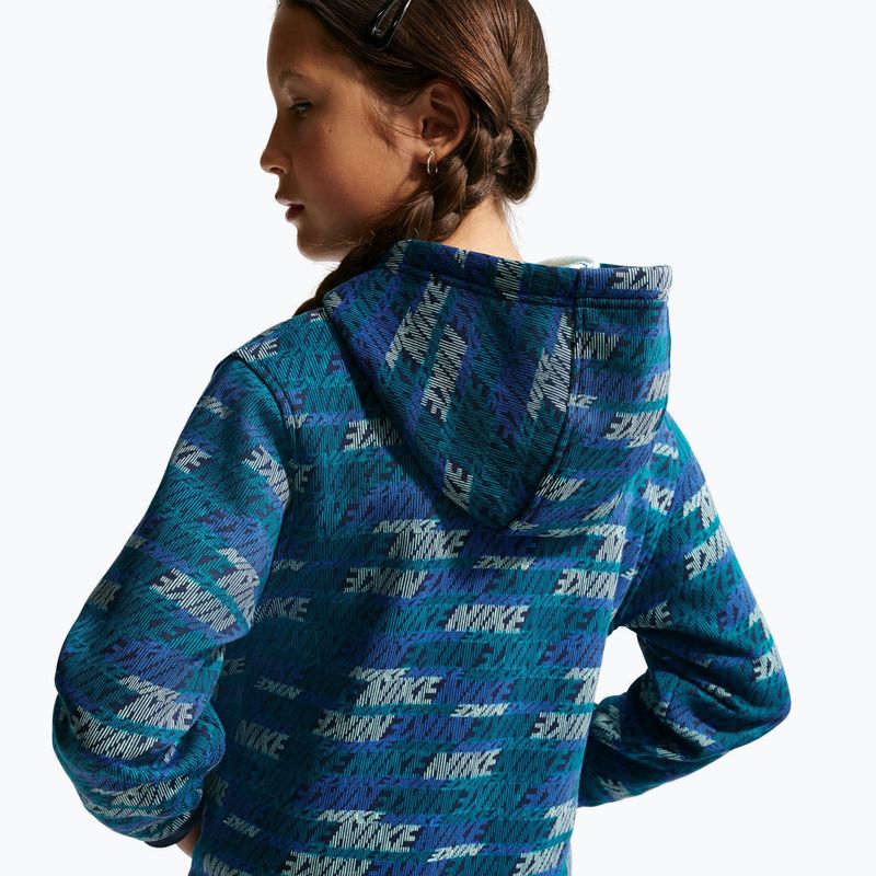 Dětská mikina Nike Sportswear Club Fleece bright spruce/midnight navy/game royal 7