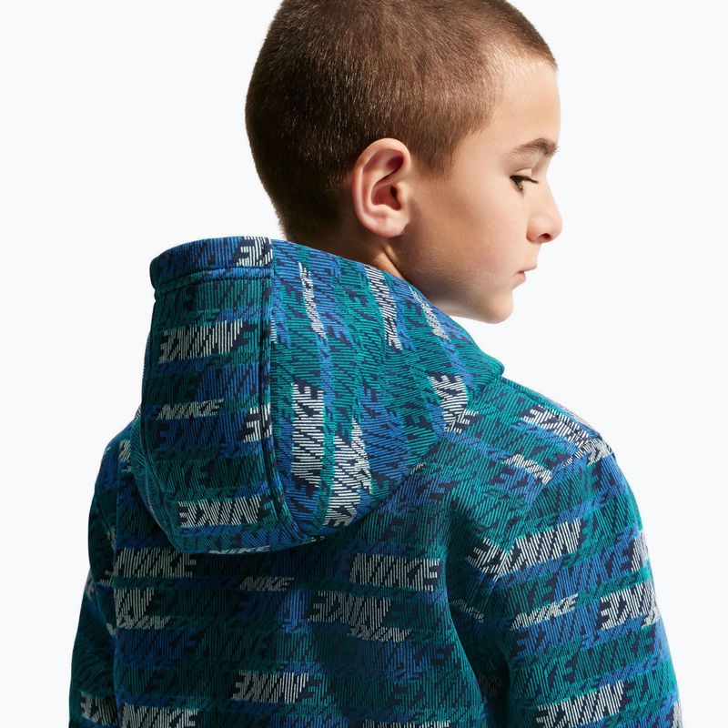 Dětská mikina Nike Sportswear Club Fleece bright spruce/midnight navy/game royal 8