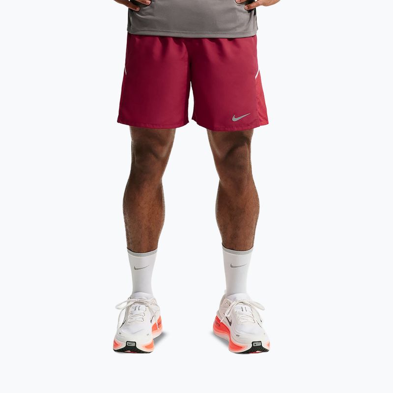 Pánské běžecké šortky Nike Miler tough red/sport red