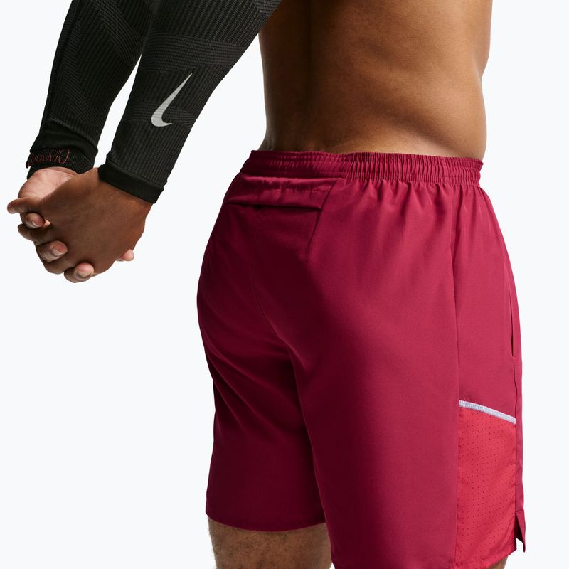 Pánské běžecké šortky Nike Miler tough red/sport red 6