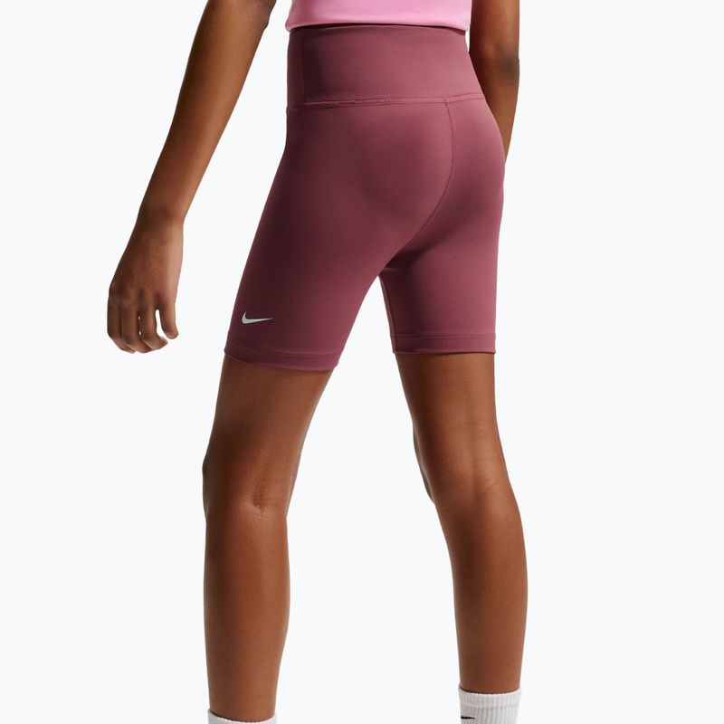 Dětské šortky Nike One pink smoke/white 5