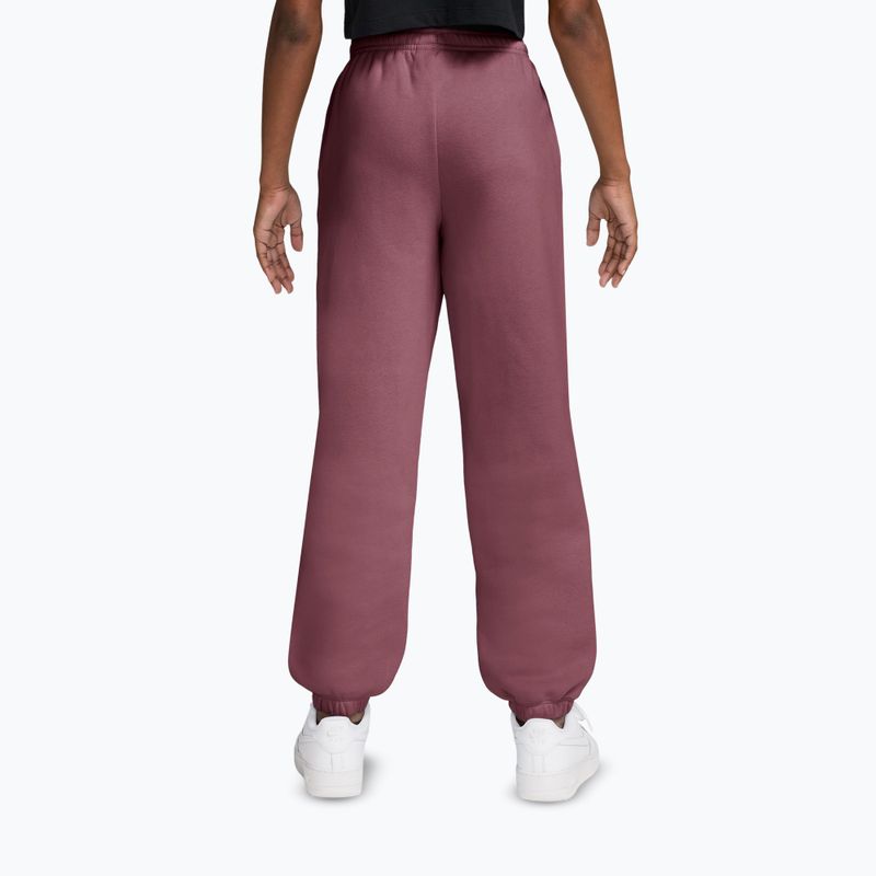 Dětské kalhoty Nike Sportswear Studio Fleece pink smoke/white 2