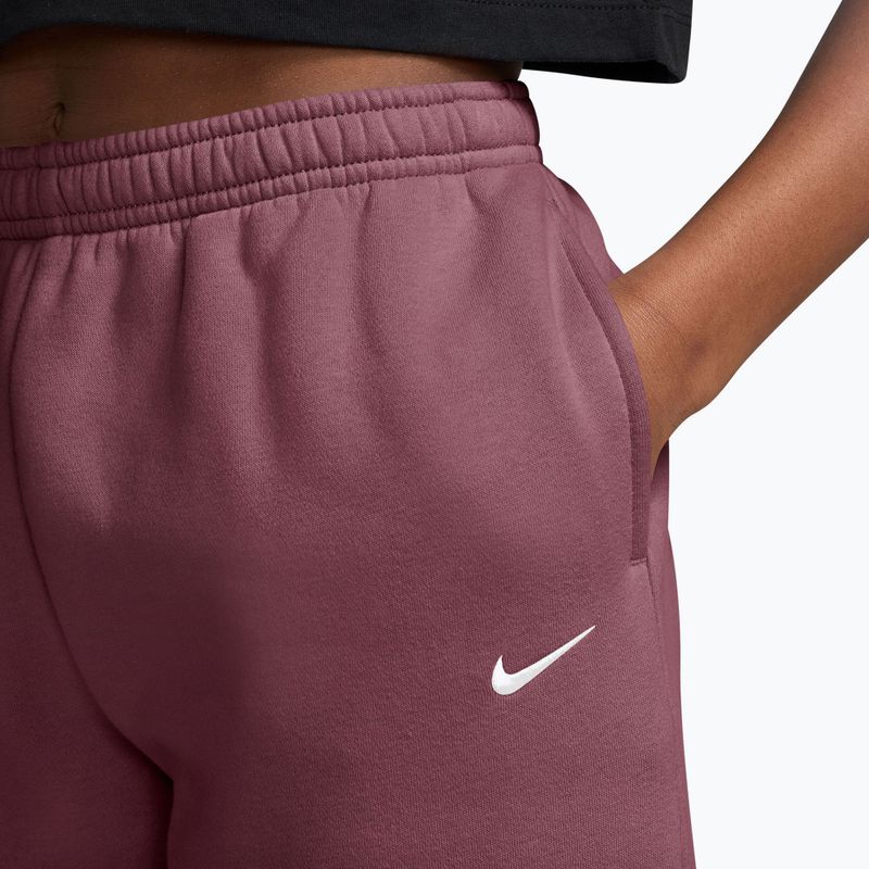 Dětské kalhoty Nike Sportswear Studio Fleece pink smoke/white 3