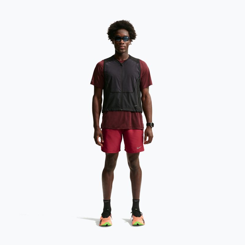 Pánské běžecké šortky Nike Miler tough red/sport red 2