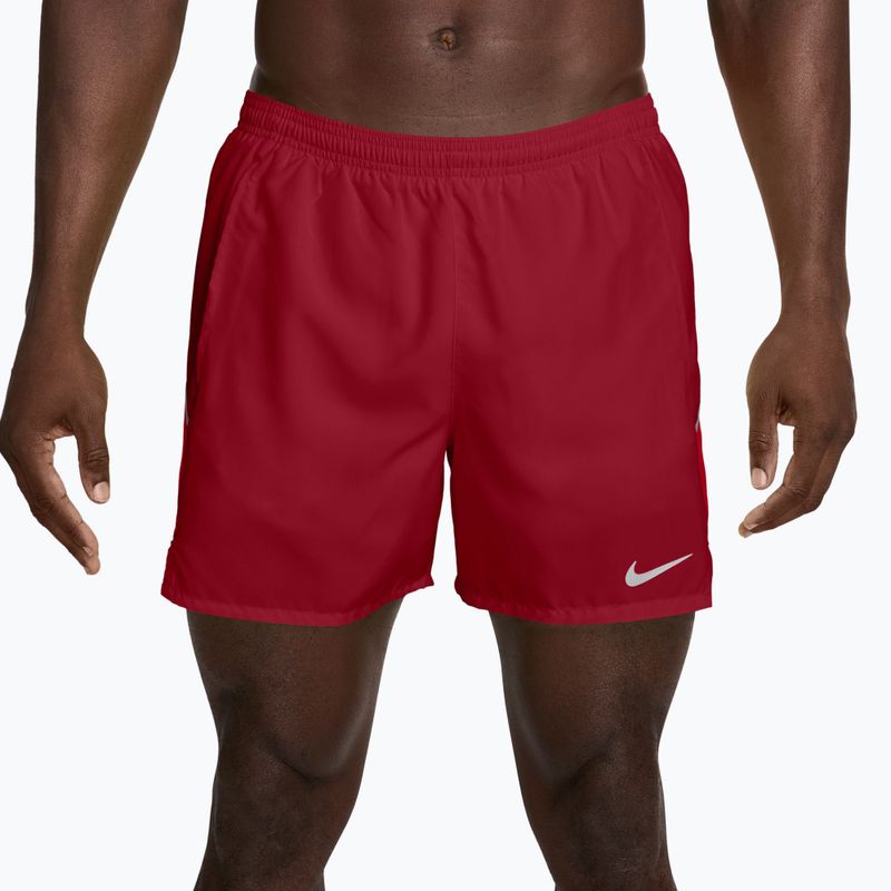 Pánské běžecké šortky Nike Miler tough red
