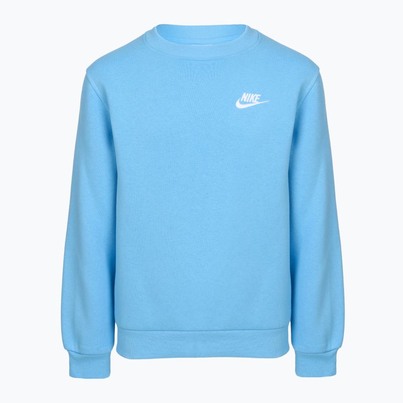 Dětská mikina Nike Sportswear Club Fleece football blue/white