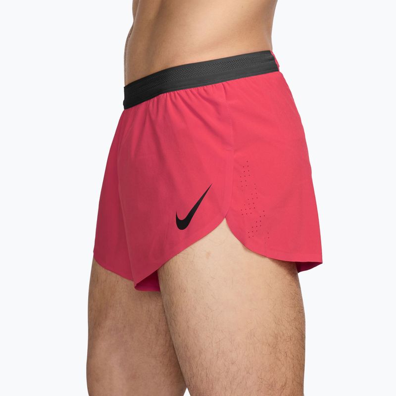 Pánské běžecké šortky Nike AeroSwift fusion red/black 3