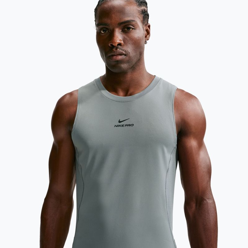 Pánské tréninkové tričko Nike Pro smoke grey/black 3