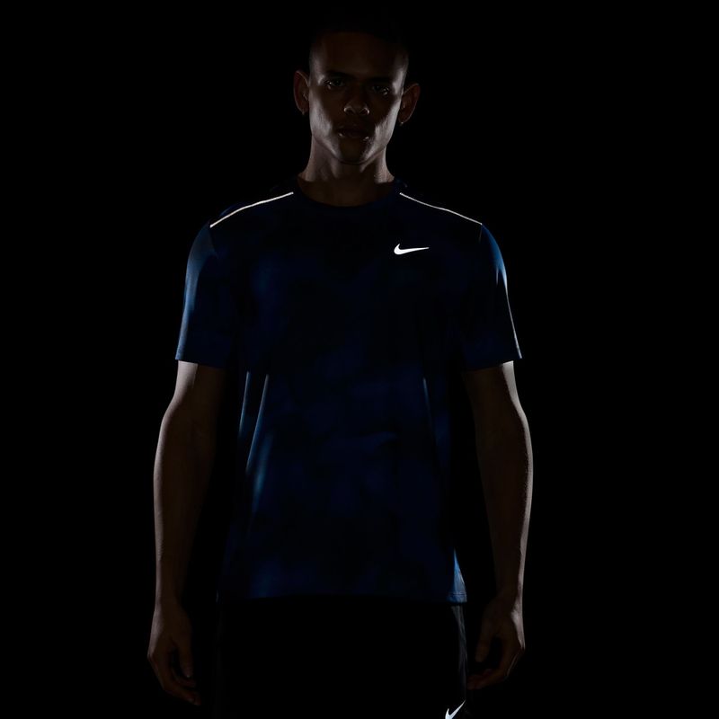 Pánské běžecké tričko Nike Miler midnight navy 4