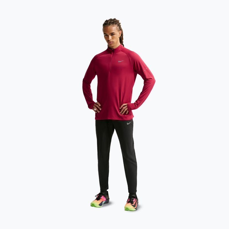 Pánská běžecká mikina Nike Stride 1/4 Zip Dri-Fit tough red 2