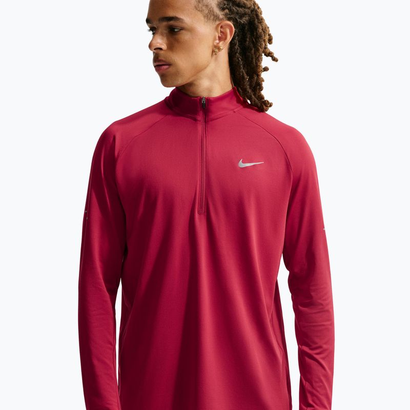 Pánská běžecká mikina Nike Stride 1/4 Zip Dri-Fit tough red 4