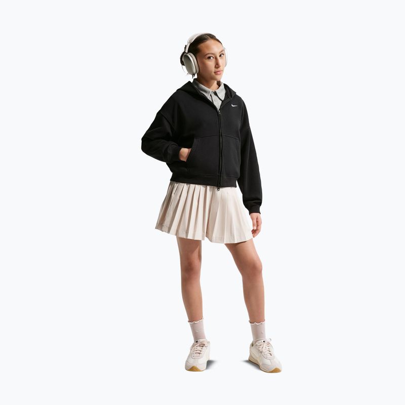 Dětská mikina Nike Sportswear Studio Fleece black/white 3