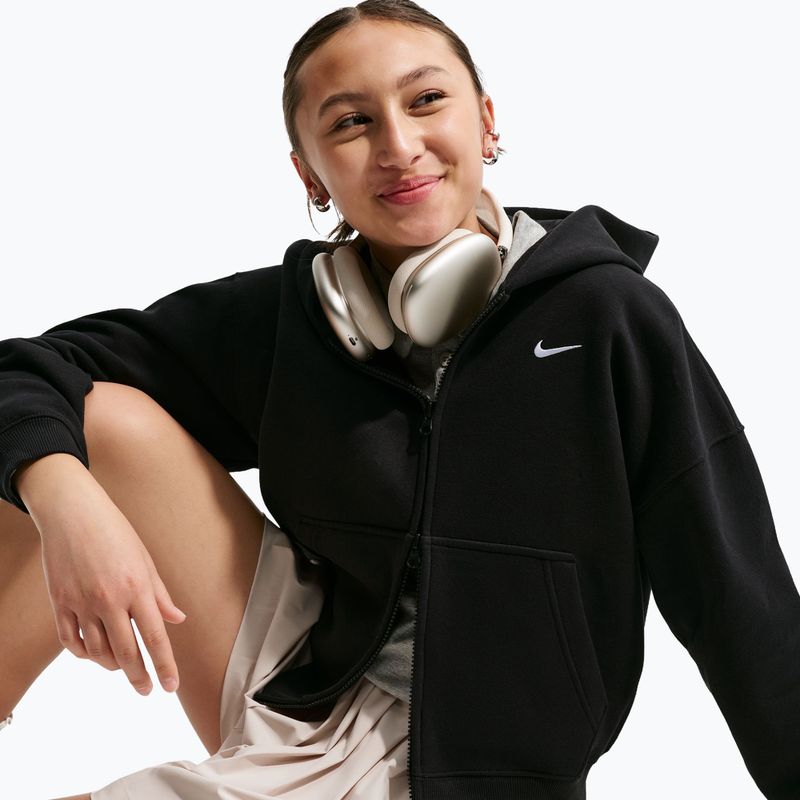 Dětská mikina Nike Sportswear Studio Fleece black/white 4