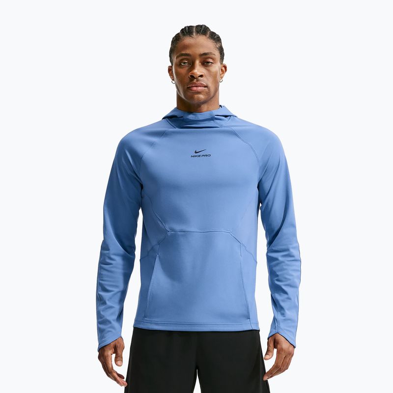 Pánská tréninková mikina Nike Pro Indigo Storm/Black