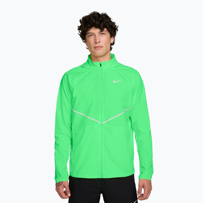 Pánská běžecká bunda Nike Miler illusion green