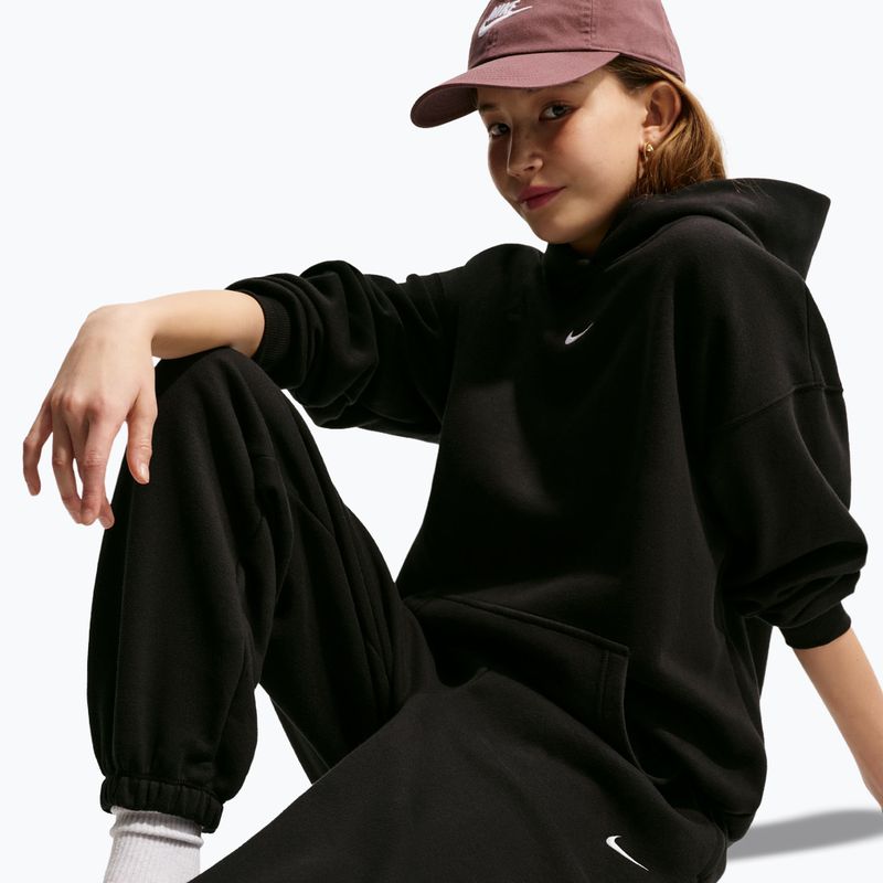 Dětské kalhoty Nike Sportswear Studio Fleece black/white 6