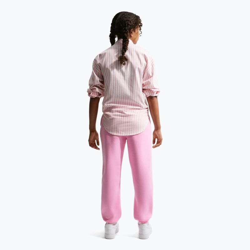 Dětské kalhoty Nike Sportswear Studio Fleece pink rise/white 3