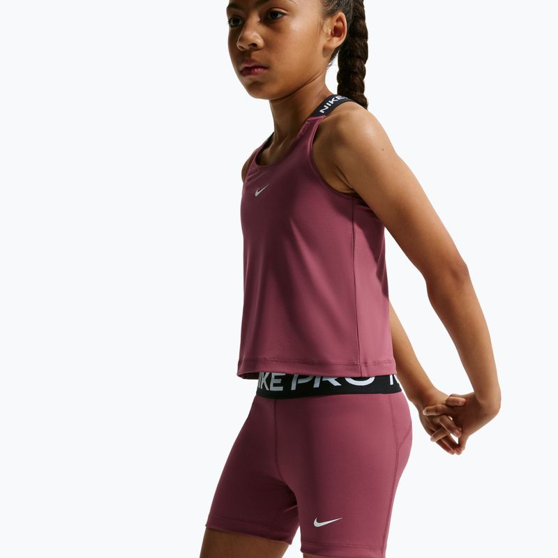 Dětské šortky Nike Pro pink smoke/white 4