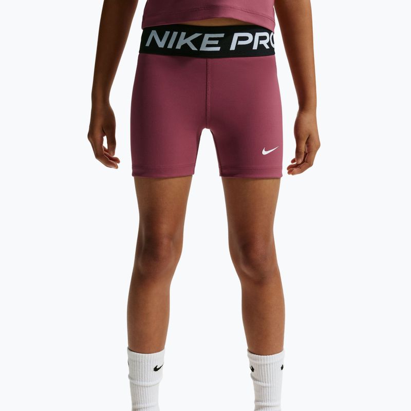 Dětské šortky Nike Pro pink smoke/white 5