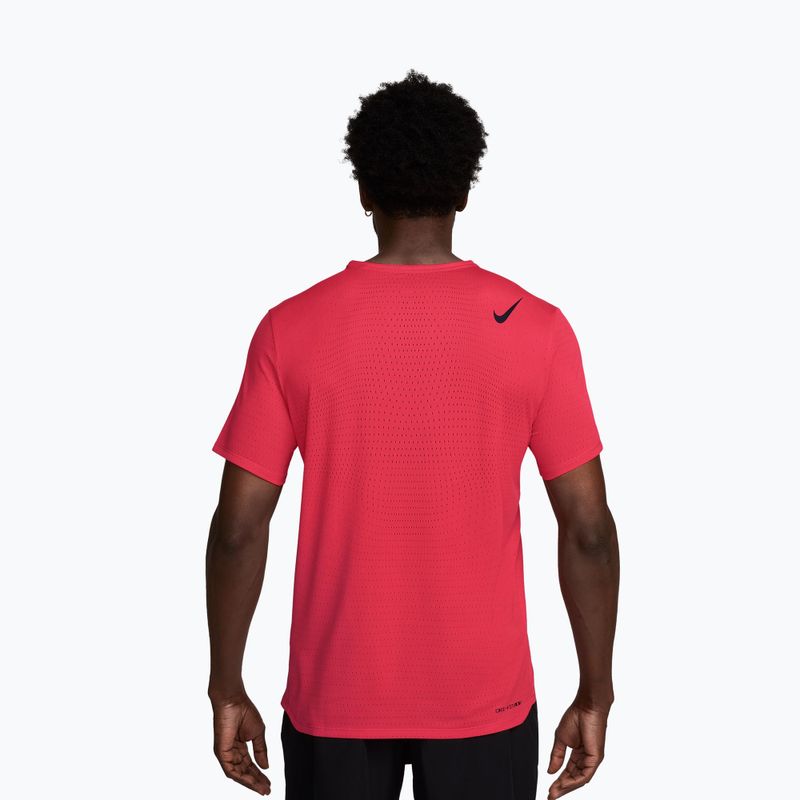Pánské běžecké tričko Nike AeroSwift fusion red/black 2