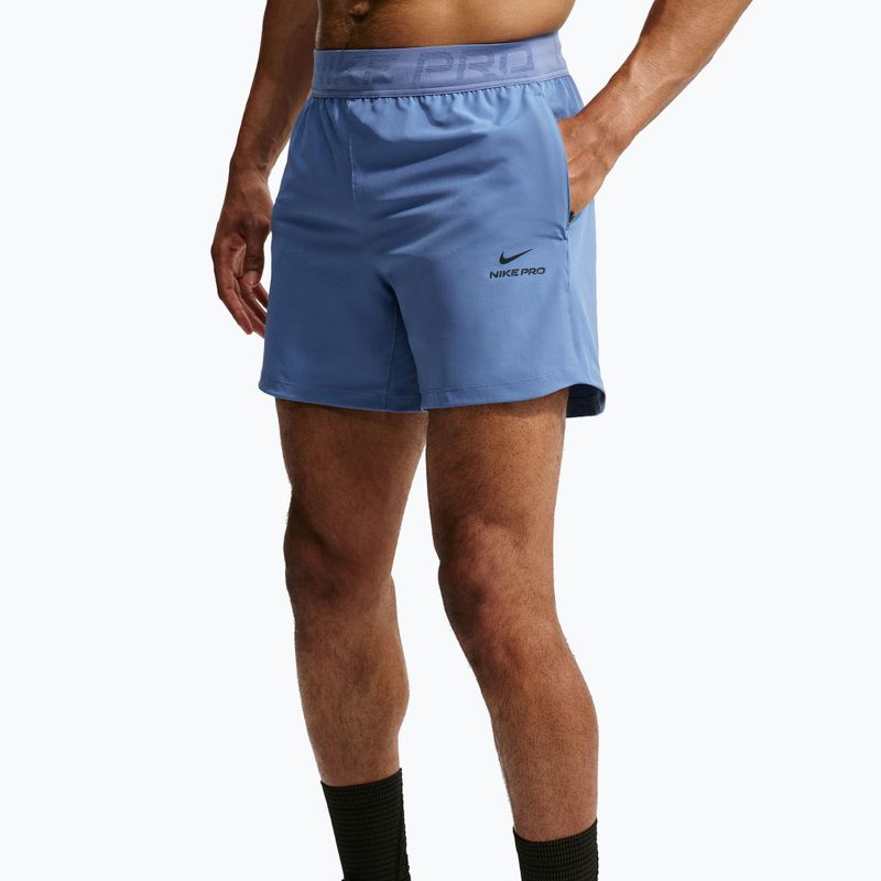 Pánské tréninkové šortky Nike Pro Training indigo storm/black 3