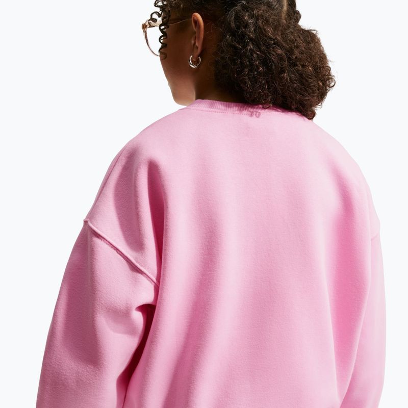 Dětská mikina Nike Sportswear Studio pink rise/white 5