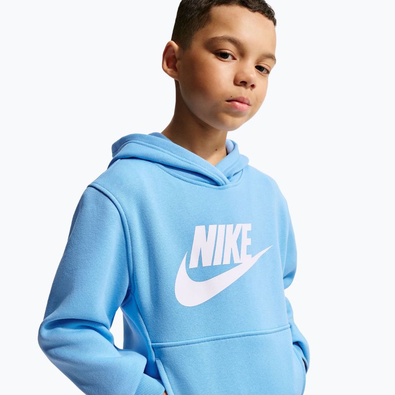 Dětská mikina Nike Sportswear Club Fleece football blue/white 2