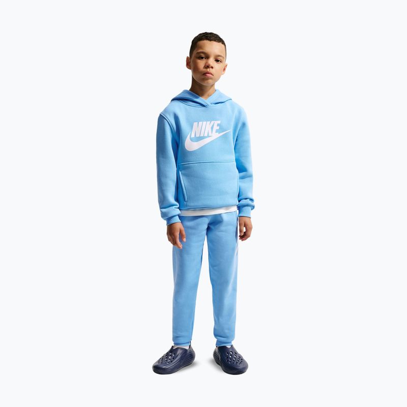 Dětská mikina Nike Sportswear Club Fleece football blue/white 7