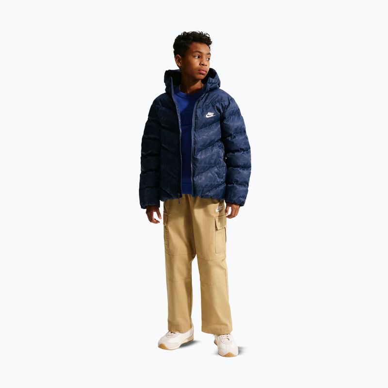 Dětská zateplená bunda  Nike Sportswear "All Day Play" midnight navy/white 5